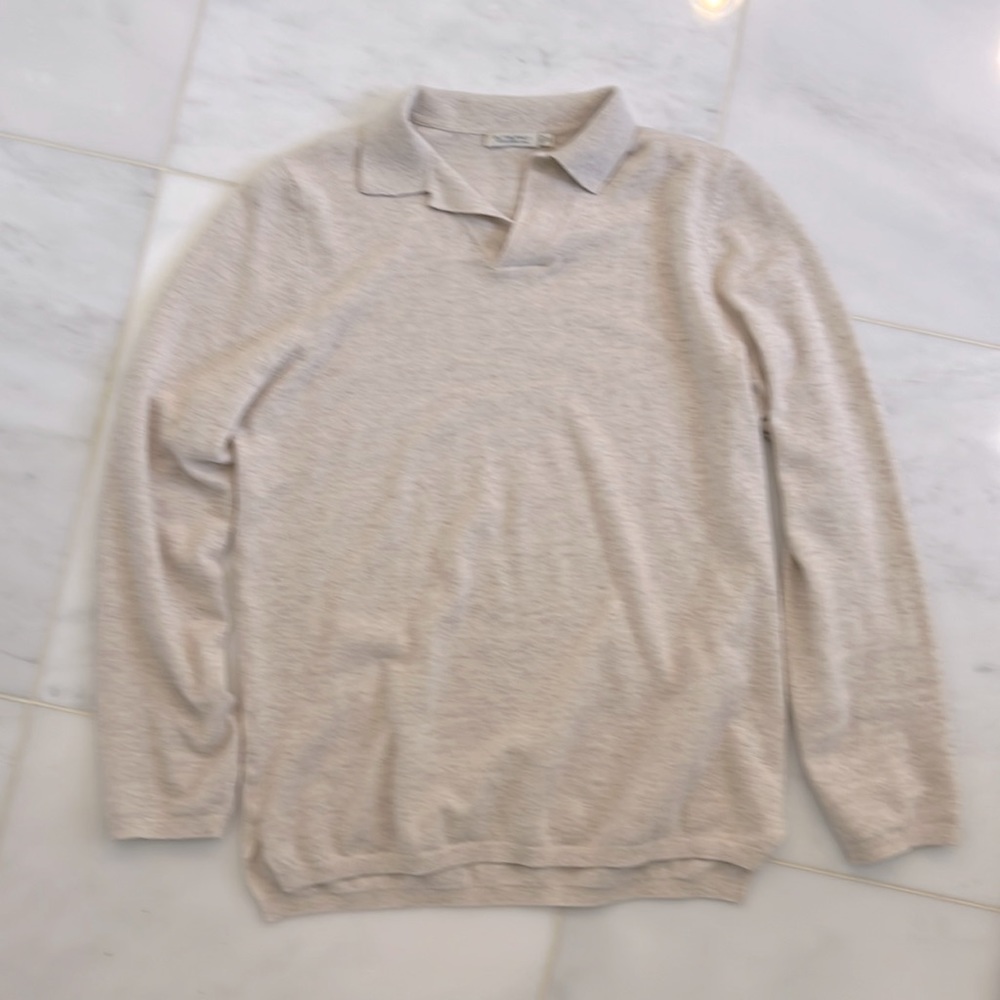 Suit supply cashmere linen sweater.  Polo jort